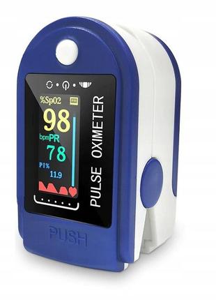 Пульсометр медичний пальчиковий pulsexymeter oxygen3 фото