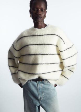 Свитер с полоской зара