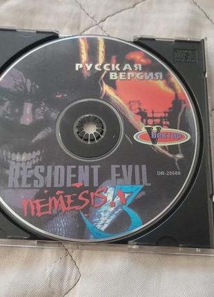 Игра resident evil 3 ps1 sony playstation 1 ps one диск game пс1 cd сони плейстешон обитель зла psx3 фото