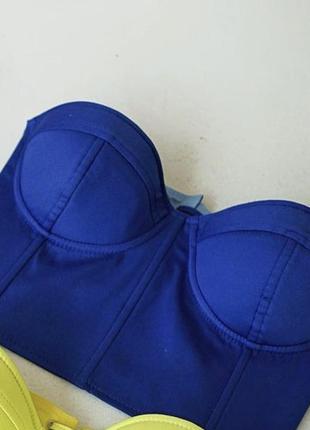 Синий корсет