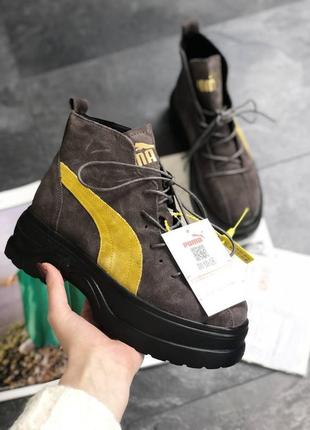 Ботинки в стиле puma spring