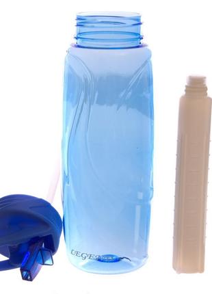 Пляшка для води zelart fi-6436 750 мл кольору в асортименті7 фото