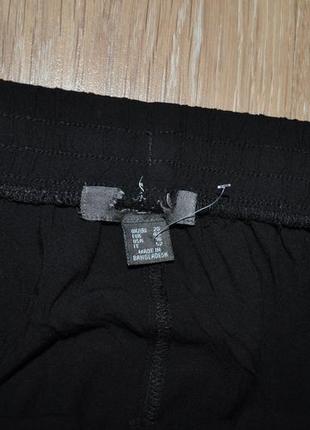 Стильные легкие черные брюки на резинке primark4 фото