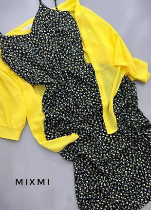 Комплект платья и рубашка летний легкий3 фото