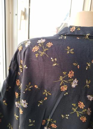 Брендовая вискозная блуза блузка большого размера батал8 фото