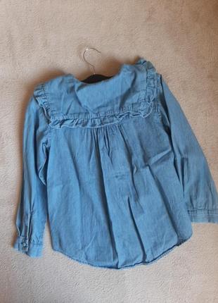 Стильна блуза для дівчинки zara 134 cm6 фото