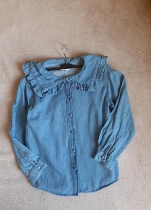 Стильная блуза для девочки zara 134 cm5 фото