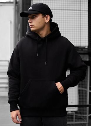 Худі staff black basic oversize fleece