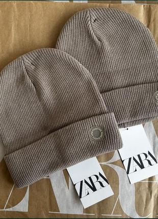 Шапка бини шапочка zara
