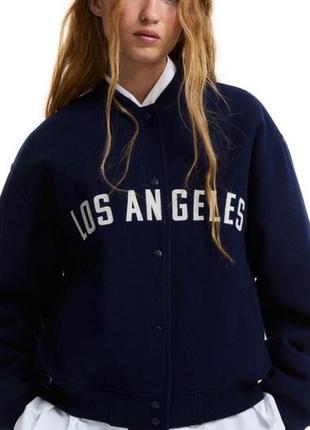 Утеплений бомбер h&m los angeles