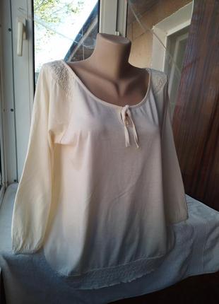 Брендовая вискозная блуза блузка лонгслив5 фото