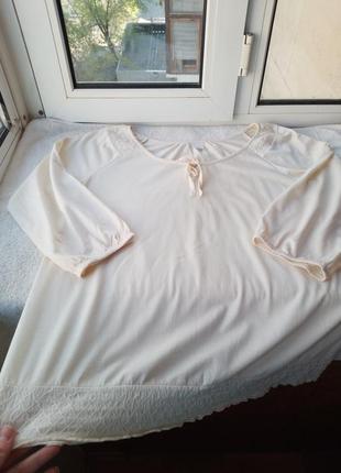 Брендовая вискозная блуза блузка лонгслив9 фото