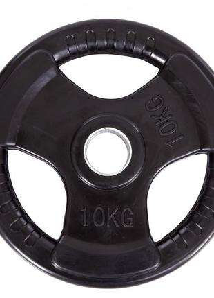 Диски (диски) прогумовані record ta-5706-10 52 мм 10 кг чорний2 фото