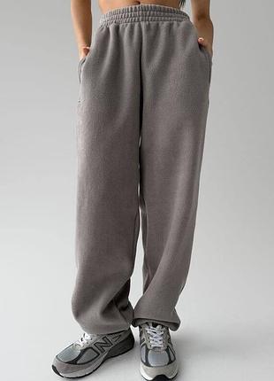 Джогери з флісу базової посадки, капучіно