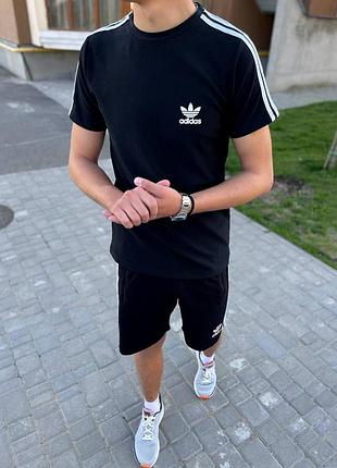 Базовий літній спортивний костюм adidas, футболка і шорти