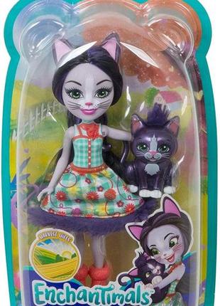 Набор энчантималс кукла кошка сиеста и клаймбер enchantimals ciesta cat doll & climber gjx402 фото