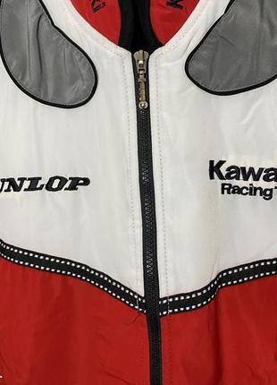 Винтажная куртка команды kawasaki racing team moto grand prix8 фото