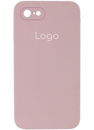 Чохол silicone case square full camera для iphone 7/8/se 2020 колір 50.canary yellow 2