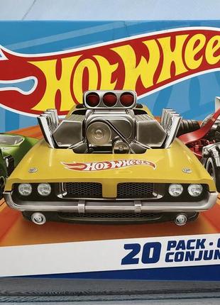 Набор базовые машинки хот вилс  20 шт hot wheels 20 car gift pack dxy59. оригинал!