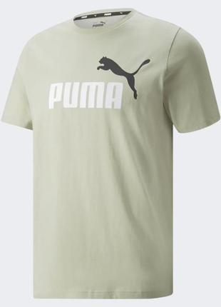 Футболка puma essentials+ 2 colour logo men's tee4 фото