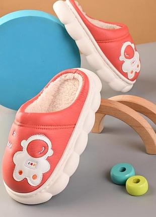 Дитячі теплі тапочки