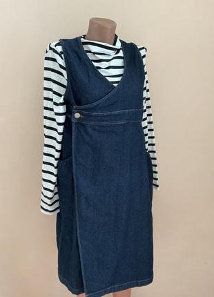 Джинсовый сарафан люкс wendy trendy  италия