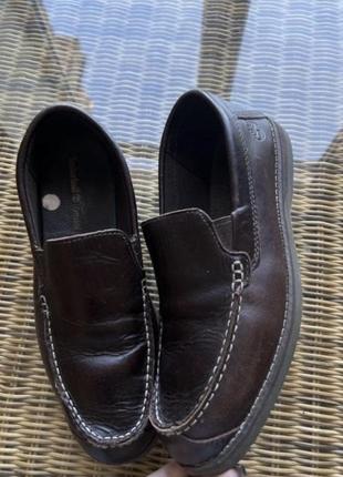Кожаные туфли лоферы timeberland оригинальные2 фото