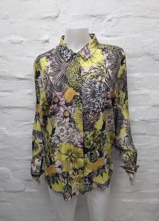 Marc cain элегантная блузка из шёлка