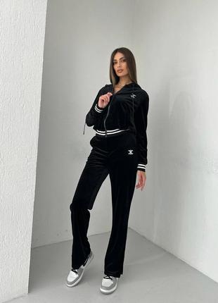 Спортивний костюм в стилі celine велюр