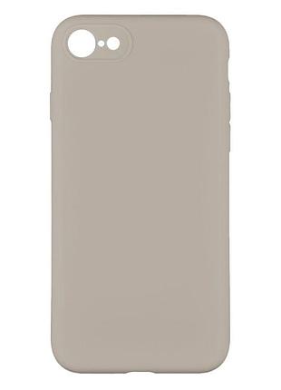 Чохол silicone case full camera no logo для iphone 7/8/se2 колір 02, apricot 10