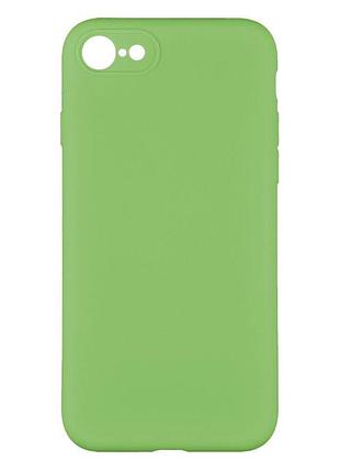 Чохол silicone case full camera no logo для iphone 7/8/se2 колір 02, apricot 3