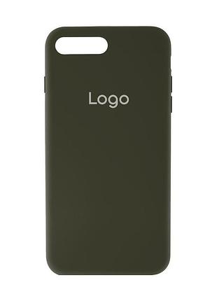 Чохол silicone case full size (aa) для iphone 7 plus/8 plus колір 54.atrovirens 4