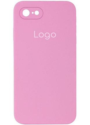 Чохол silicone case square full camera для iphone 7/8/se 2020 колір 55.pine green 4