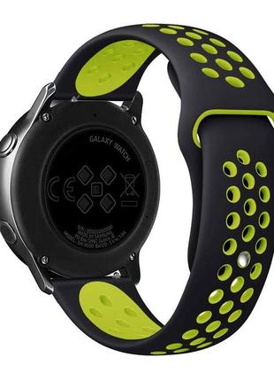 Ремешок универс 20mm n sport для samsung/amazfit/huawei колір white/black