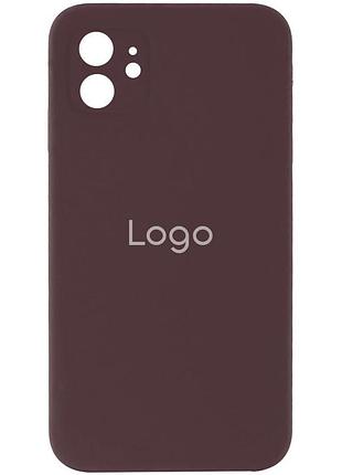 Чохол silicone case full size with frame для iphone 12 колір 24, azure 8