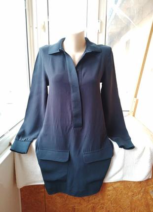 Брендовая вискозная блуза блузка туника2 фото