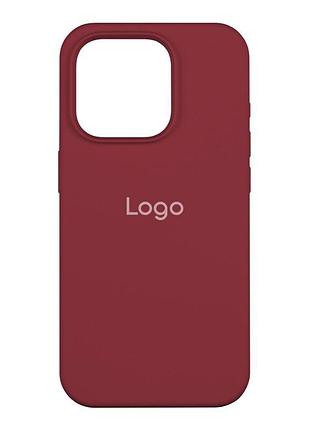 Чохол silicone case full size (aa) для iphone 15 pro колір 18.black 2