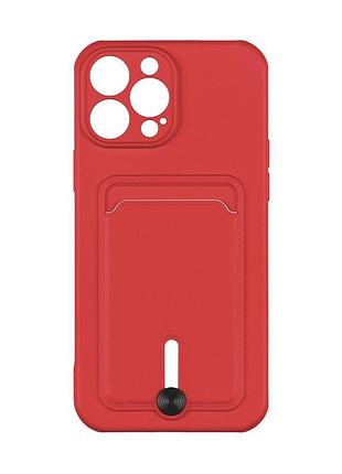 Чохол tpu colorfull pocket card для iphone 12 pro max колір 14.red