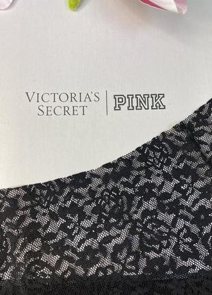 Трусики victoria's secret бікіні xs s m безшовні мереживні чорні оригінал вікторія сикрет4 фото