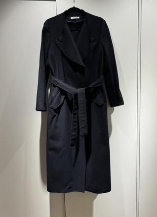 Пальто халат двубортное max mara (intrend) оригинал шерсть 44-46