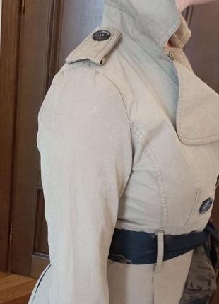 Плащ тренч пальто zara на подкладке размер s 26