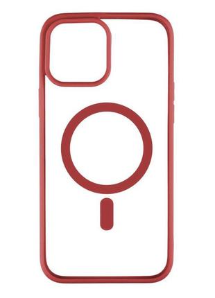 Чохол tpu color with magsafe для iphone 13 pro max колір 01, red