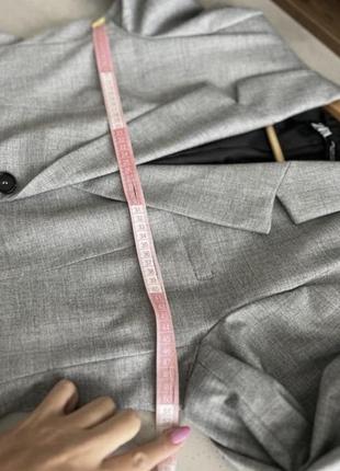 Новый пиджак zara серый новая коллекция размер l5 фото