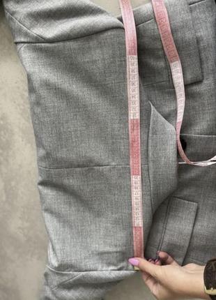 Новый пиджак zara серый новая коллекция размер l7 фото