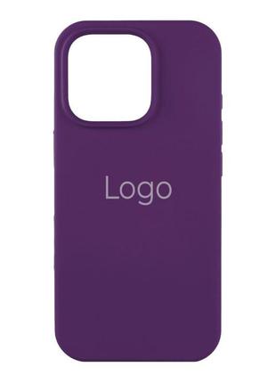 Чохол silicone case full size (aa) для iphone 16 pro max колір 34.purple