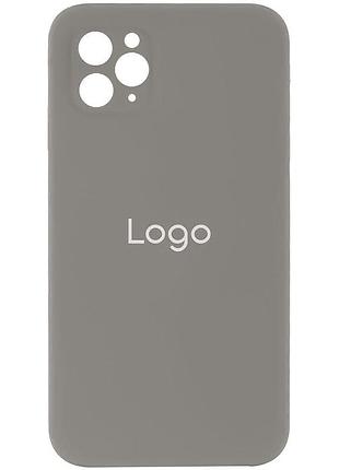 Чохол silicone case full size with frame для iphone 11 pro колір 23, pebble