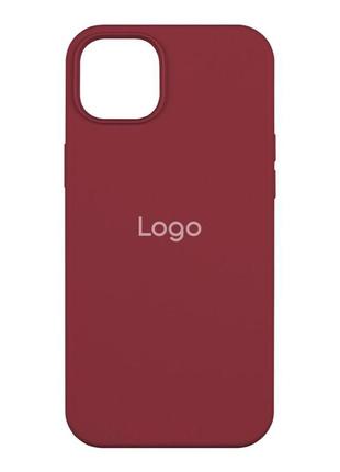 Чохол silicone case full size (aa) для iphone 15 plus колір 37.rose red