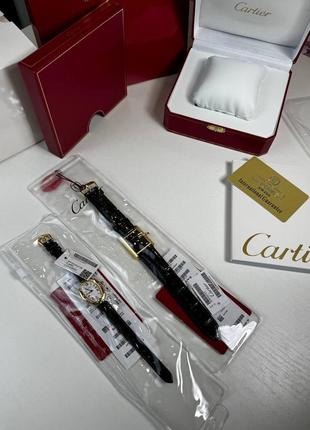 Черные часы в стиле cartier8 фото