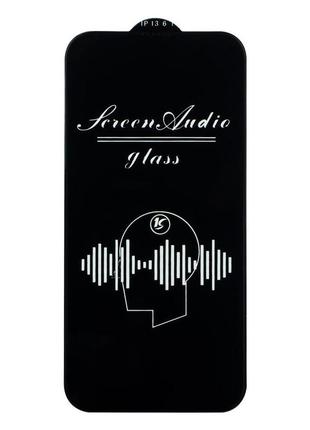 Захисне скло screen audio for apple iphone 13/13 pro/14 без пакунку колір чорний
