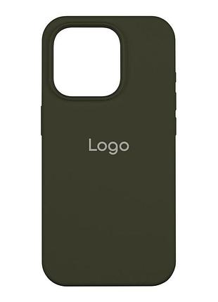 Чохол silicone case full size (aa) для iphone 14 pro колір 60.crem yellow 5